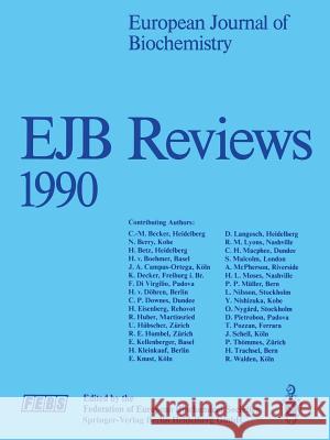 Ejb Reviews 1990 Christen, P. 9783540532903 Not Avail