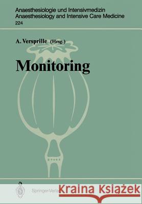 Monitoring Versprille, Adriaan 9783540552611 Not Avail