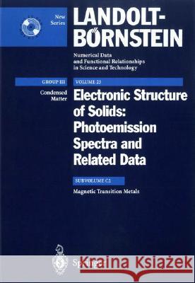 Magnetic Transition Metals Albrecht Goldmann A. Goldmann W. Gudat 9783540560647 Springer