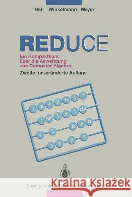 Reduce: Ein Kompaktkurs Über Die Anwendung Von Computer-Algebra Hehl, Friedrich W. 9783540567059