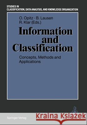 Information and Classification: Concepts, Methods and Applications Proceedings of the 16th Annual Conference of the 