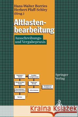 Altlastenbearbeitung: Ausschreibungs- Und Vergabepraxis Borries, Hans-Walter 9783540575443