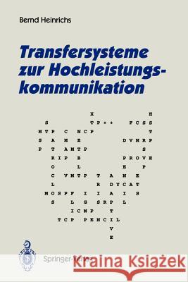 Transfersysteme Zur Hochleistungskommunikation Heinrichs, Bernd 9783540583516