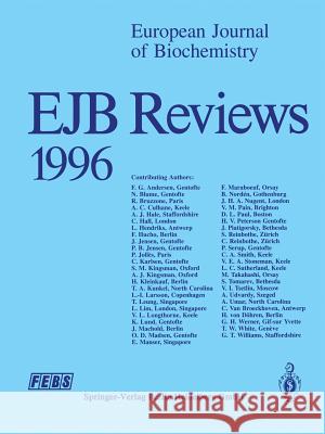 Ejb Reviews 1996 Christen, P. 9783540620518 Springer