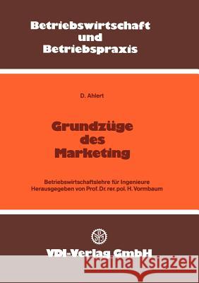 Grundzüge Des Marketing Vormbaum, Herbert 9783540623656 Springer, Berlin