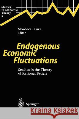 Endogenous Economic Fluctuations: Studies in the Theory of Rational Beliefs Kurz, Mordecai 9783540626121