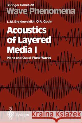 Acoustics of Layered Media I: Plane and Quasi-Plane Waves Brekhovskikh, Leonid M. 9783540647249 Springer