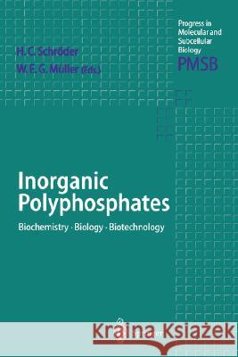 Inorganic Polyphosphates: Biochemistry, Biology, Biotechnology Schröder, Heinz C. 9783540653035 Springer