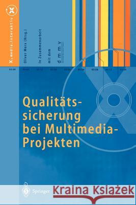 Qualitätssicherung Bei Multimedia- Projekten Merx, Oliver 9783540654094 Springer