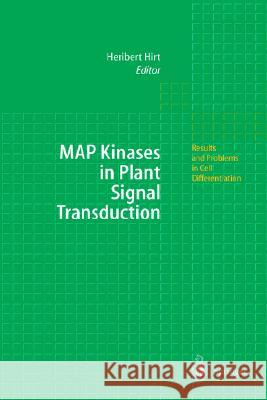 Map Kinases in Plant Signal Transduction Hirt, Heribert 9783540656258