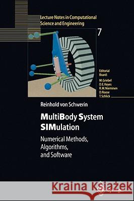 Multibody System Simulation: Numerical Methods, Algorithms, and Software Schwerin, Reinhold Von 9783540656623 Springer