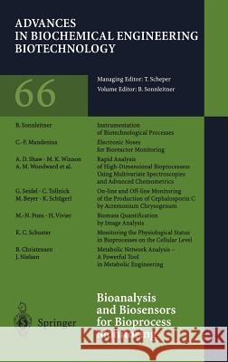 Bioanalysis and Biosensors for Bioprocess Monitoring Bernhard Sonnleitner 9783540660521 Springer-Verlag Berlin and Heidelberg GmbH & 