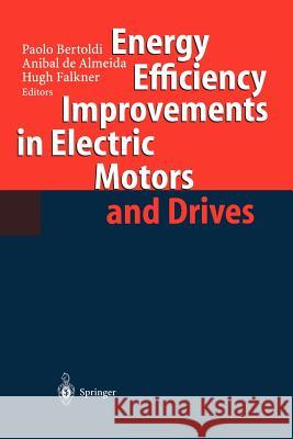 Energy Efficiency Improvements in Electronic Motors and Drives P. Bertoldi A. T. d H. Falkner 9783540674894 Springer