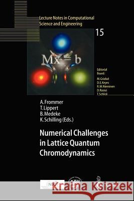 Numerical Challenges in Lattice Quantum Chromodynamics: Joint Interdisciplinary Workshop of John Von Neumann Institute for Computing, Jülich, and Inst Frommer, Andreas 9783540677321