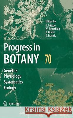 Progress in Botany 70 Ulrich E. La1/4ttge 9783540684206 Springer