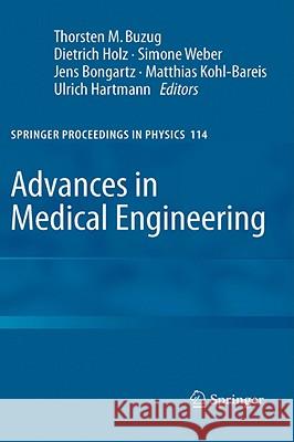 Advances in Medical Engineering Thorsten M. Buzug 9783540687634