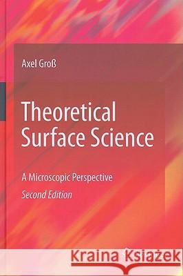 Theoretical Surface Science : A Microscopic Perspective Axel Groa 9783540689669 Springer