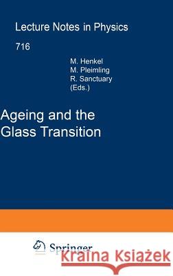 Ageing and the Glass Transition  9783540696834 SPRINGER-VERLAG BERLIN AND HEIDELBERG GMBH & 