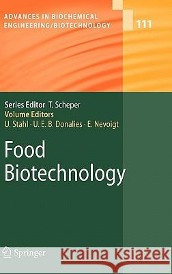 Food Biotechnology Ulf Stahl 9783540705352 Springer