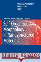 Self-Organized Morphology in Nanostructured Materials Stefan C. Muller Jurgen Parisi 9783540726746 Springer