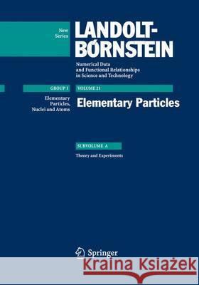 Elementary Particles Guido Altarelli Jonathan Ellis Konrad Kleinknecht 9783540742029