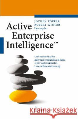 Active Enterprise Intelligence(tm): Unternehmensweite Informationslogistik ALS Basis Einer Wertorientierten Unternehmenssteuerung Töpfer, Jochen 9783540784968 Springer, Berlin