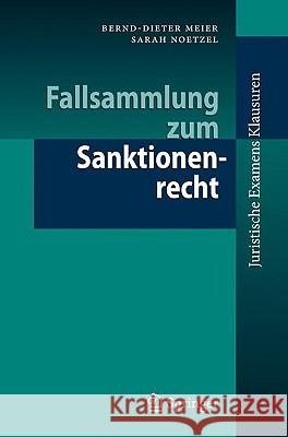 Fallsammlung Zum Sanktionenrecht Bernd-Dieter Meier 9783540890737 Springer