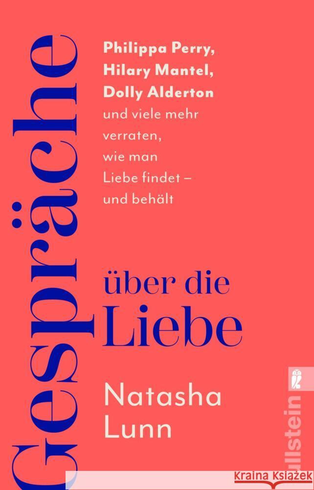 Gespräche über die Liebe Lunn, Natasha 9783548073095