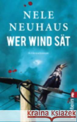 Wer Wind Sat Nele Neuhaus 9783548284675 Verlag Ullstein
