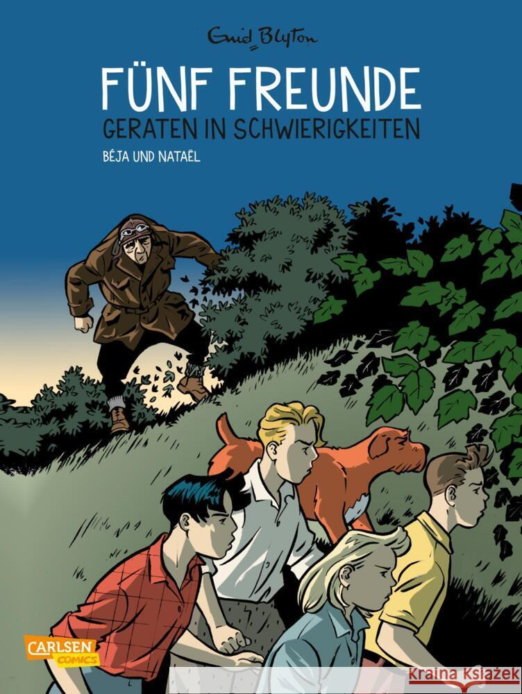 Fünf Freunde - Fünf Freunde geraten in Schwierigkeiten. Bd.5 Blyton, Enid, Nataël 9783551022783 Carlsen Comics