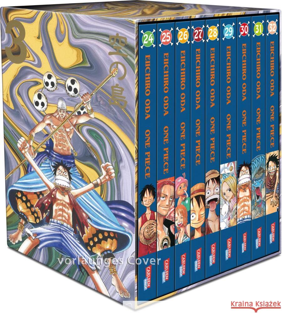 One Piece Sammelschuber 3: Skypia (inklusive Band 24-32) Oda, Eiichiro 9783551024398 Carlsen Manga