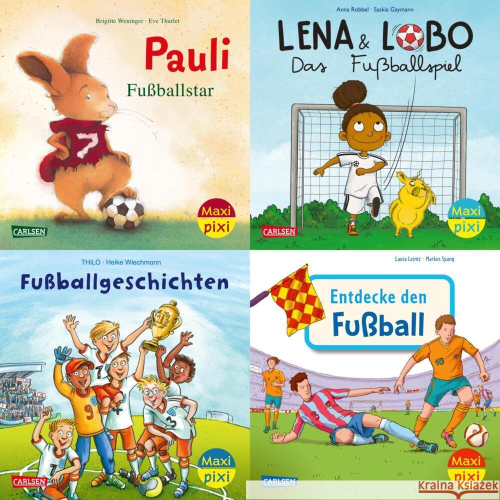 Maxi-Pixi-4er-Set 112: Fußballspaß (4x1 Exemplar) diverse 9783551030658