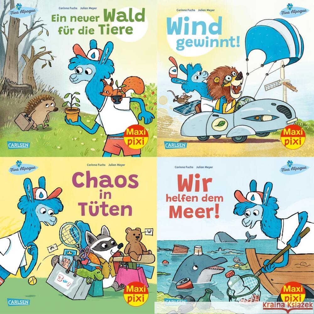 Maxi-Pixi-4er-Set 101:  Viva Alpagua (4x1 Exemplar) Fuchs, Corinna 9783551030665