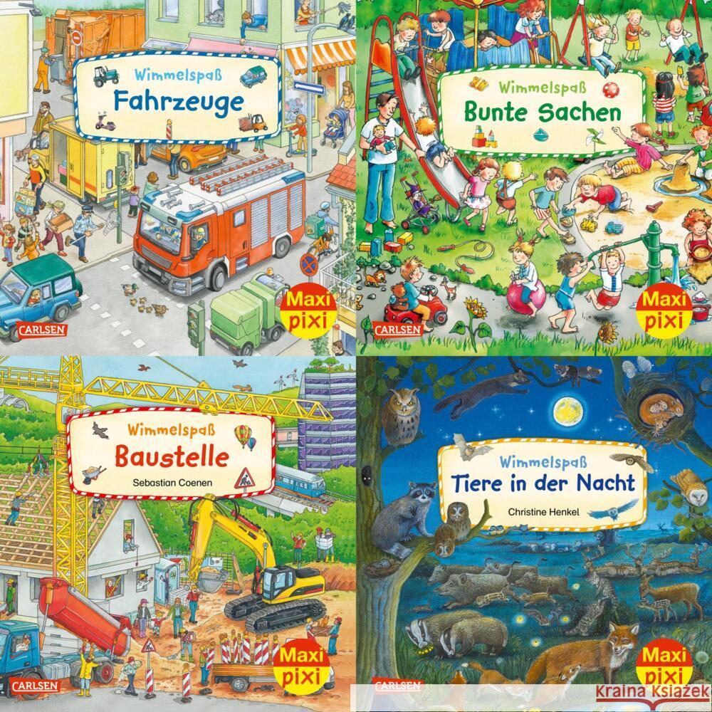 Maxi-Pixi-4er-Set 105: Wimmelbilder 8 (4x1 Exemplar) diverse 9783551030702