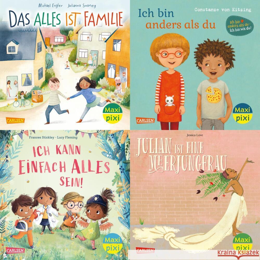 Maxi-Pixi-4er-Set 107: Du, ich und wir (4x1 Exemplar), 4 Teile diverse 9783551030726