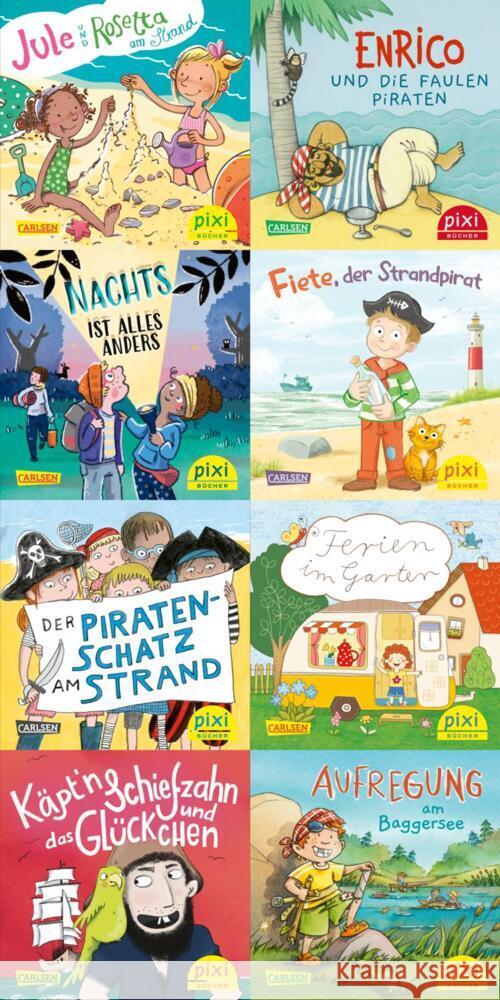 Pixi-8er-Set 289: Ferien- und Strandgeschichten (8x1 Exemplar), 8 Teile diverse 9783551038715