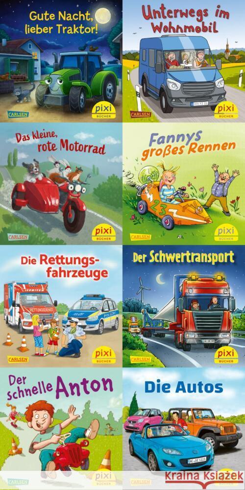 Pixi-8er-Set 298: Pixis Lieblings-Fahrzeuge (8x1 Exemplar), 8 Teile diverse 9783551038821