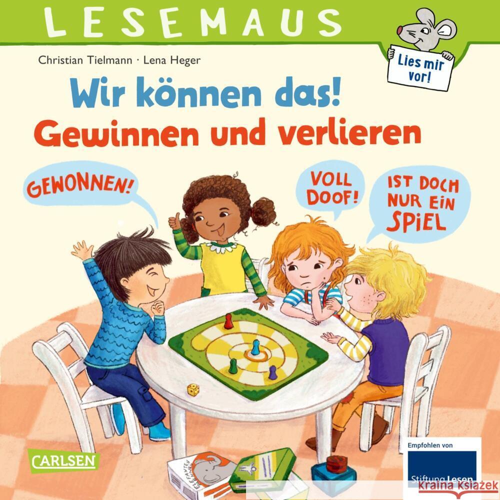 LESEMAUS: Wir können das! Gewinnen und verlieren Tielmann, Christian 9783551080202 Carlsen