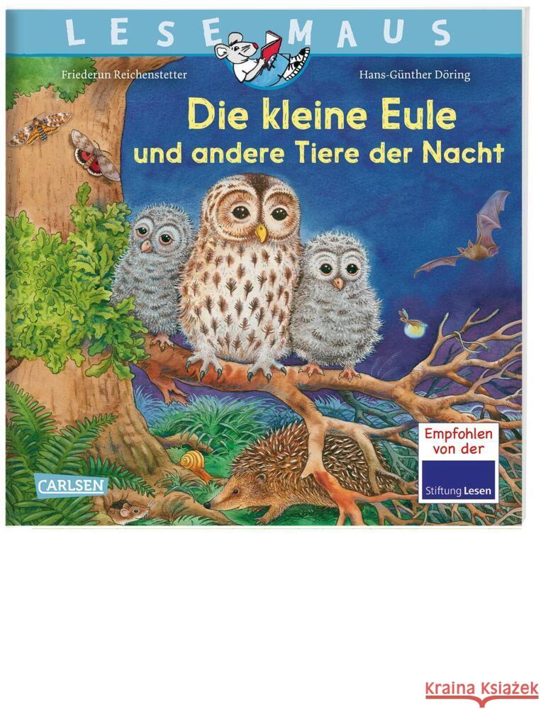 LESEMAUS 174: Die kleine Eule und andere Tiere der Nacht Reichenstetter, Friederun 9783551083265 Carlsen