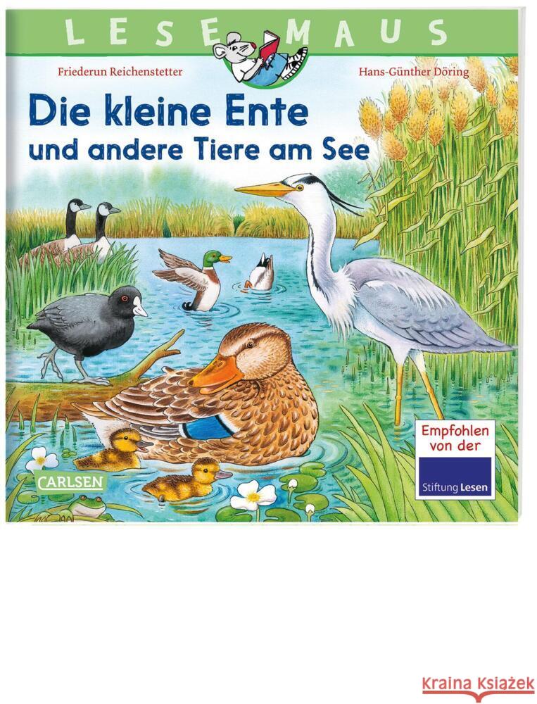 LESEMAUS 177: Die kleine Ente und andere Tiere am See Reichenstetter, Friederun 9783551083296 Carlsen