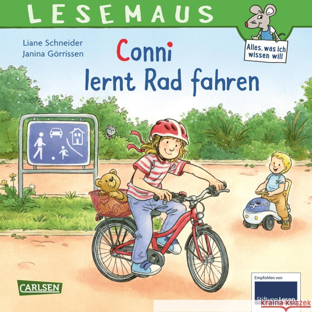LESEMAUS 39: Conni lernt Rad fahren Schneider, Liane 9783551083715
