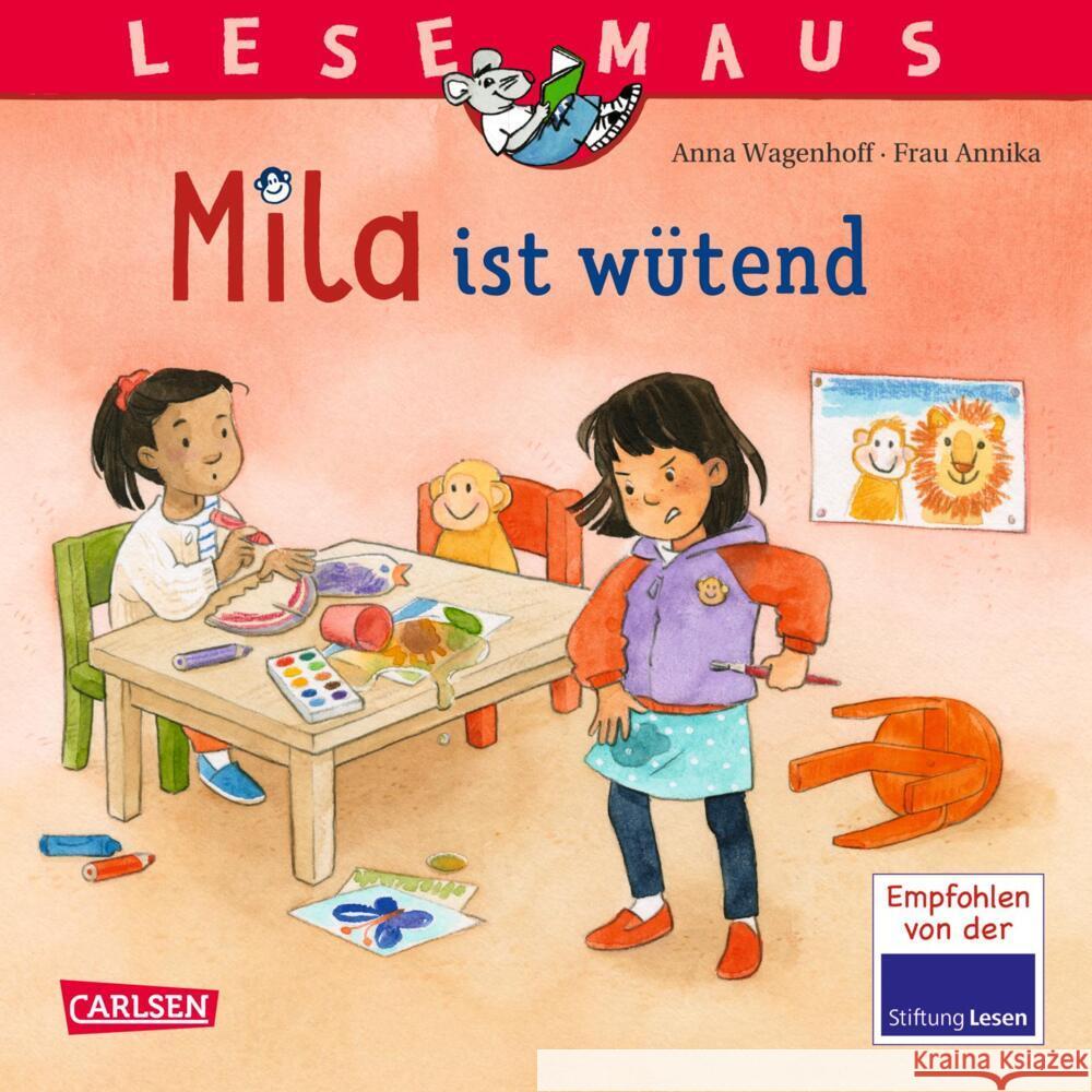 LESEMAUS 213: Mila ist wütend Wagenhoff, Anna 9783551083838