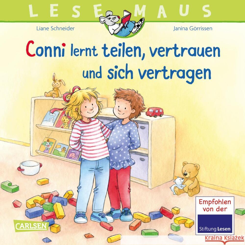 LESEMAUS: Conni lernt teilen, vertrauen und sich vertragen Schneider, Liane, Sörensen, Hanna 9783551084590 Carlsen