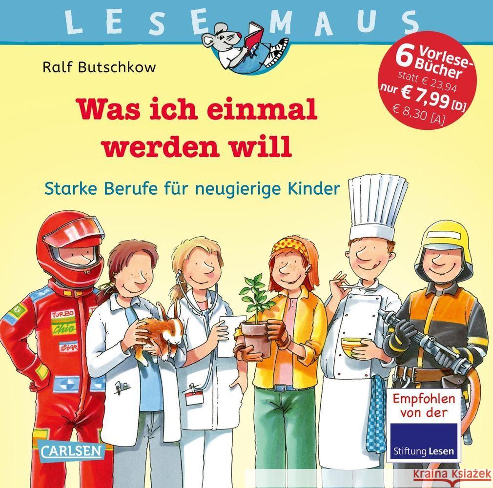 Lesemaus Sammelband: Was ich einmal werden will Butschkow, Ralf 9783551089953