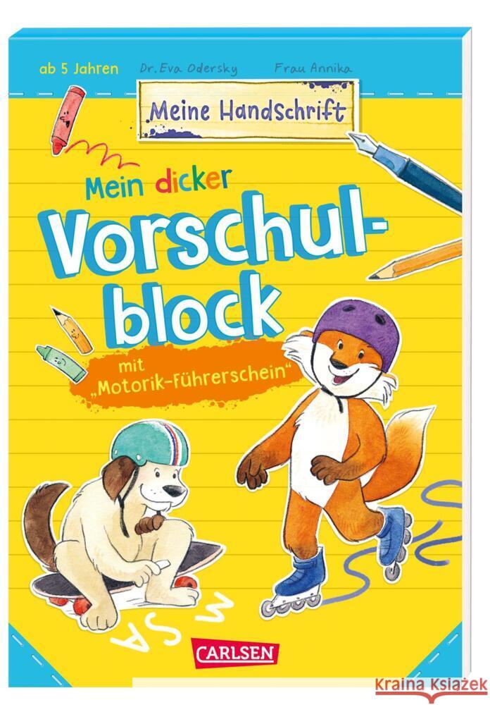 Mein dicker Vorschulblock mit Motorik-Führerschein Odersky, Eva 9783551160775