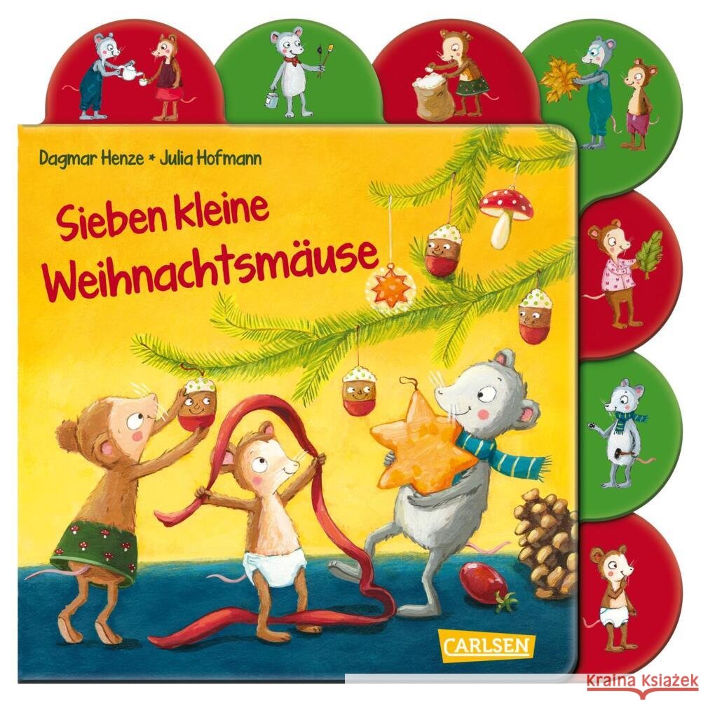 Sieben kleine Weihnachtsmäuse Hofmann, Julia 9783551173539
