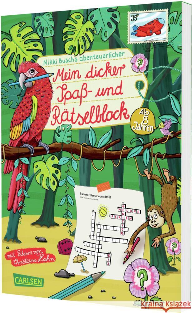 Rätselspaß Grundschule: Mein dicker Spaß- und Rätselblock Busch, Nikki 9783551173690