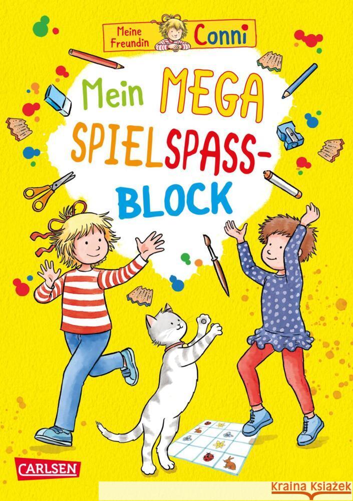 Conni Gelbe Reihe (Beschäftigungsbuch): Mein Mega-Spielspaß-Block Sörensen, Hanna 9783551189592 Carlsen