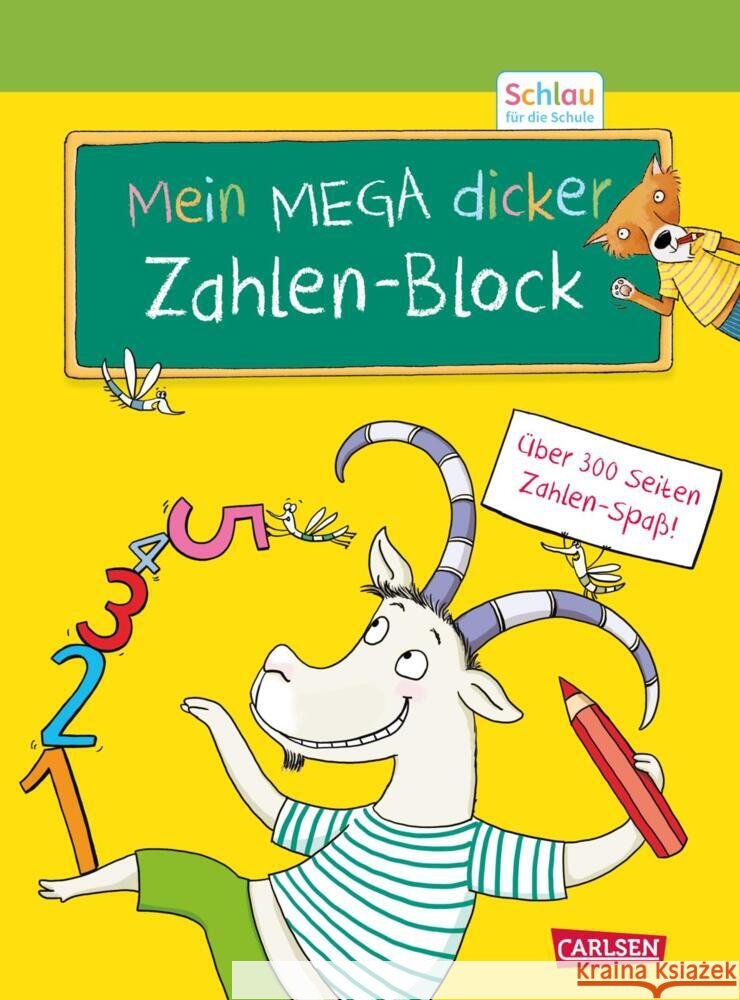 Schlau für die Schule: Mein MEGA dicker Zahlen-Block Mildner, Christine 9783551189998 Carlsen