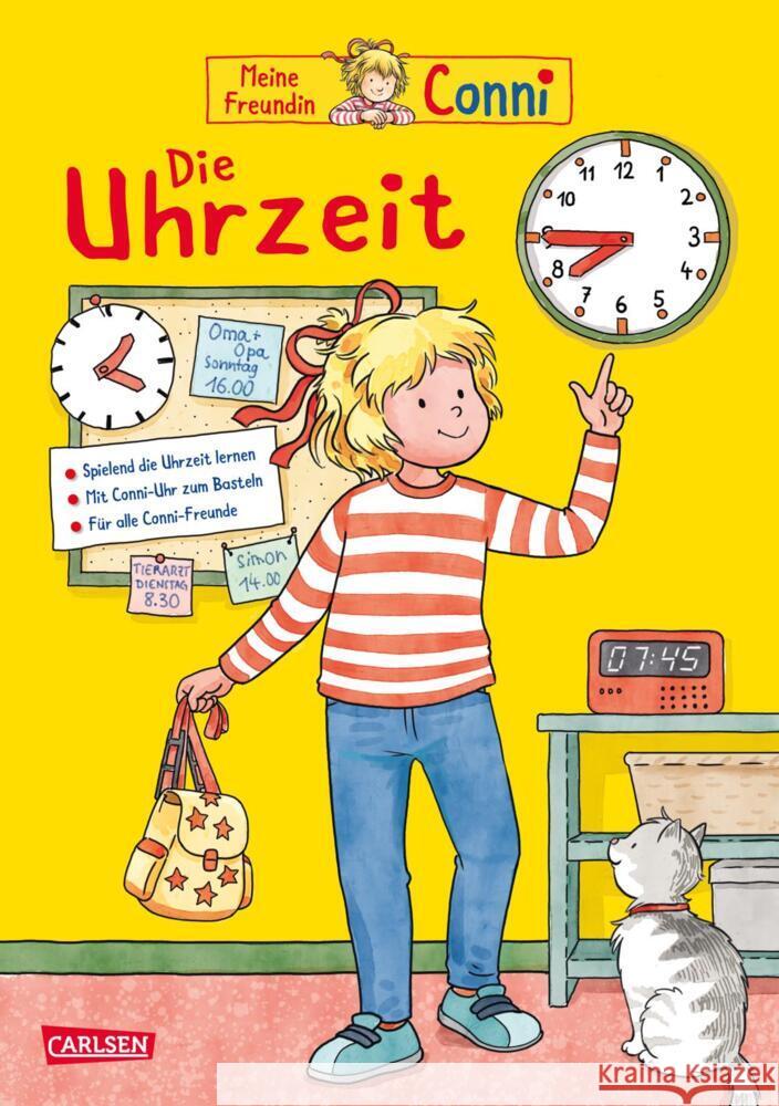 Conni Gelbe Reihe (Beschäftigungsbuch): Die Uhrzeit | Der Klassiker komplett überarbeitet Sörensen, Hanna 9783551191311